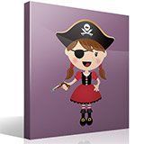 Vinilos Infantiles: La pequeña pirata trabuco 4