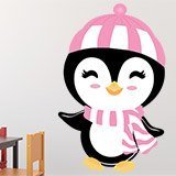 Vinilos Infantiles: Pingüina en invierno 3