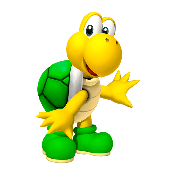 Vinilos Infantiles: Koopa Verde