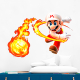 Vinilos Infantiles: Mario Bros Bola de Fuego 3