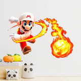 Vinilos Infantiles: Mario Bros Bola de Fuego 5
