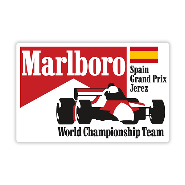 Pegatinas: Marlboro Spain Jerez