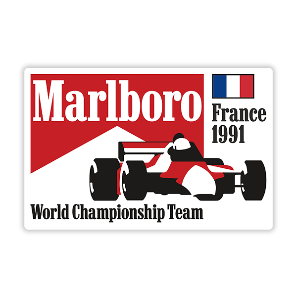 Pegatinas: Marlboro France 1991