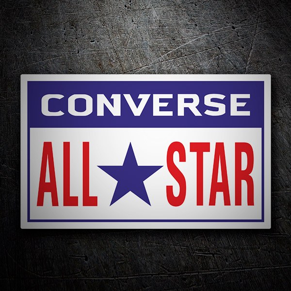 Pegatinas: Converse All Star rectangular