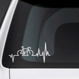 Pegatinas: Cardiograma Bicicleta 3