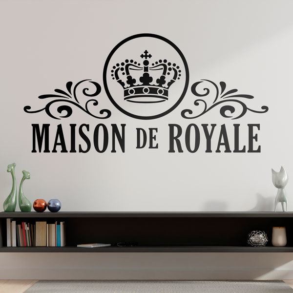 Vinilos Decorativos: Maison de Royale Personalizado