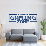 Vinilos Decorativos: Gaming Zone Personalizado 3