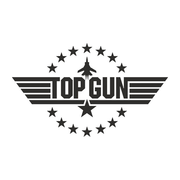 Vinilos Decorativos: Logo top gun