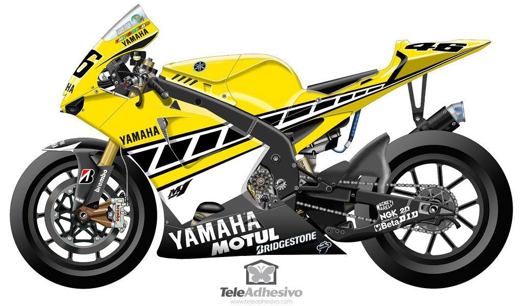 Pegatinas: Kit Yamaha 50 Anniversario Laguna Seca 2005