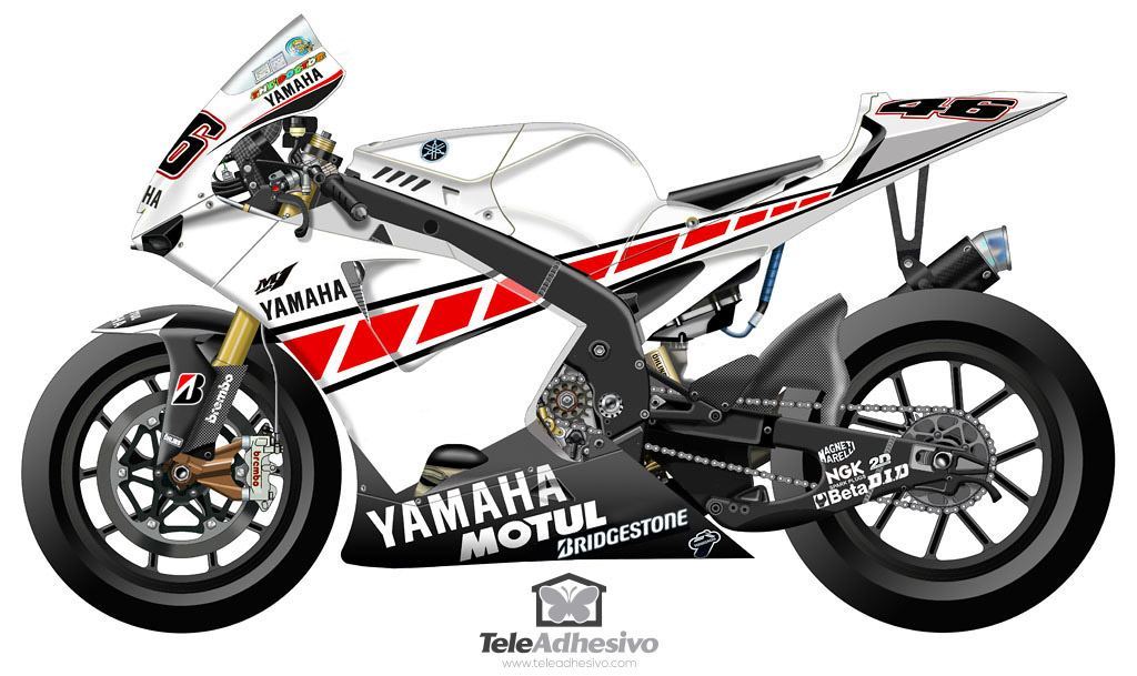 Pegatinas: Kit Yamaha 50 Anniversario Valencia 2005