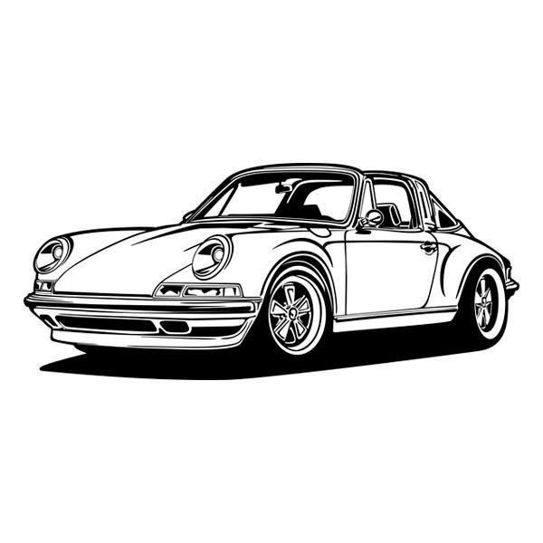 Vinilos Decorativos: Porsche 911 Cabrio