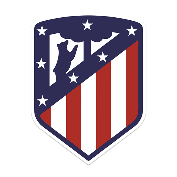 Pegatinas: Escudo nuevo Atlético de Madrid