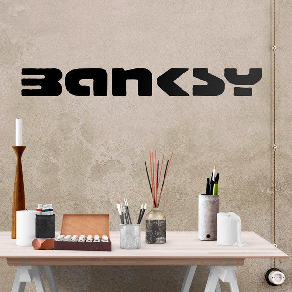 Vinilos Decorativos: Banksy, Letras