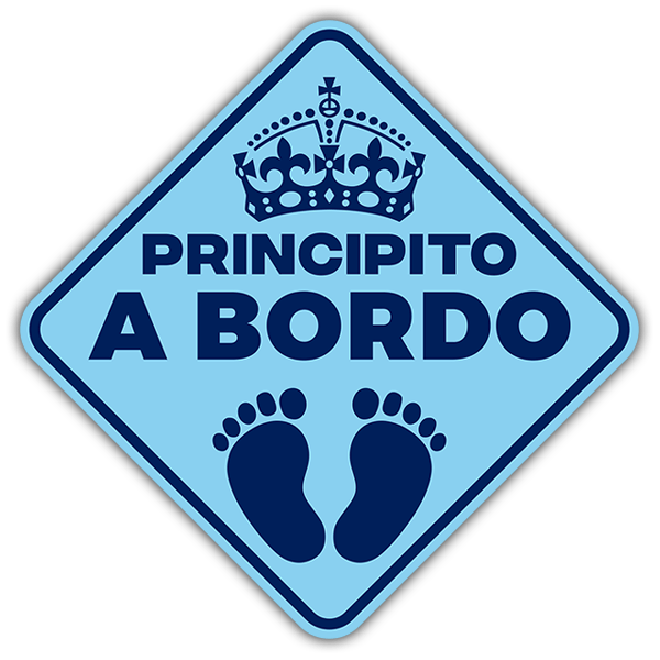 Pegatinas: Principito a bordo