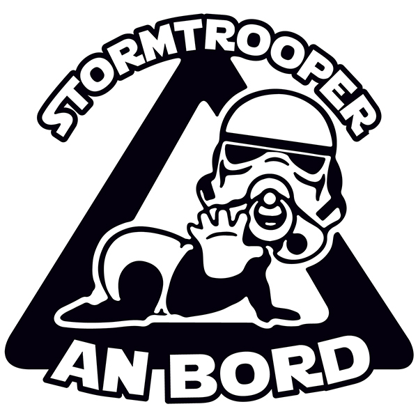 Pegatinas: Stormtrooper a bordo alemán