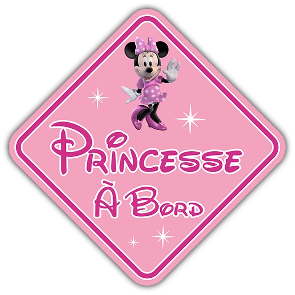 Pegatinas: Princesa a Bordo Disney Francés