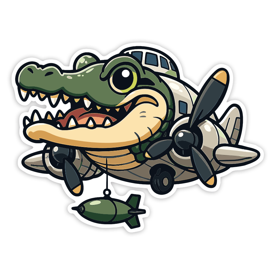 Pegatinas: Bombardiro Crocodilo