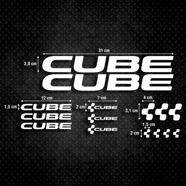Pegatinas: Kit Bicicleta BTT Cube