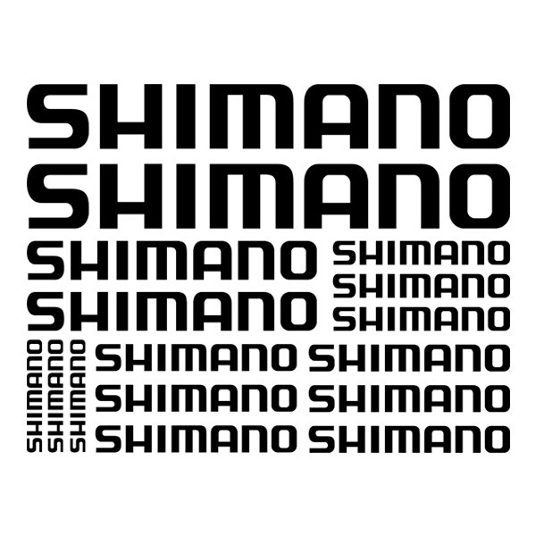 Pegatinas: Set 16X Shimano