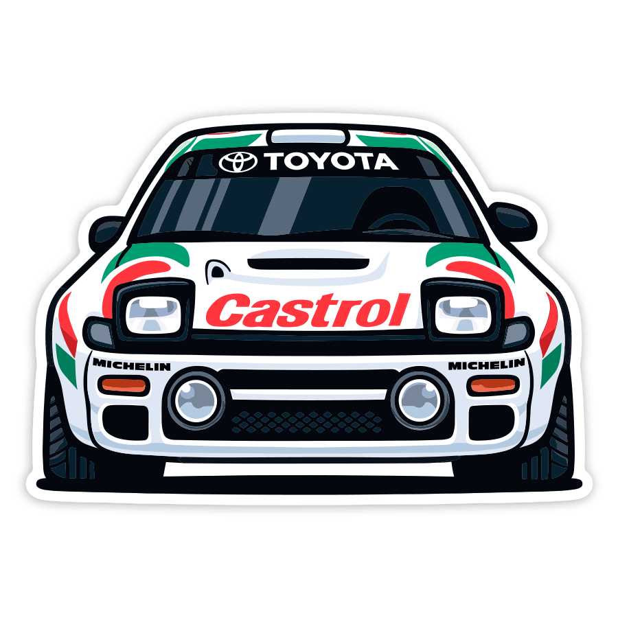 Pegatinas: Coche Toyota Celica Castrol Rally
