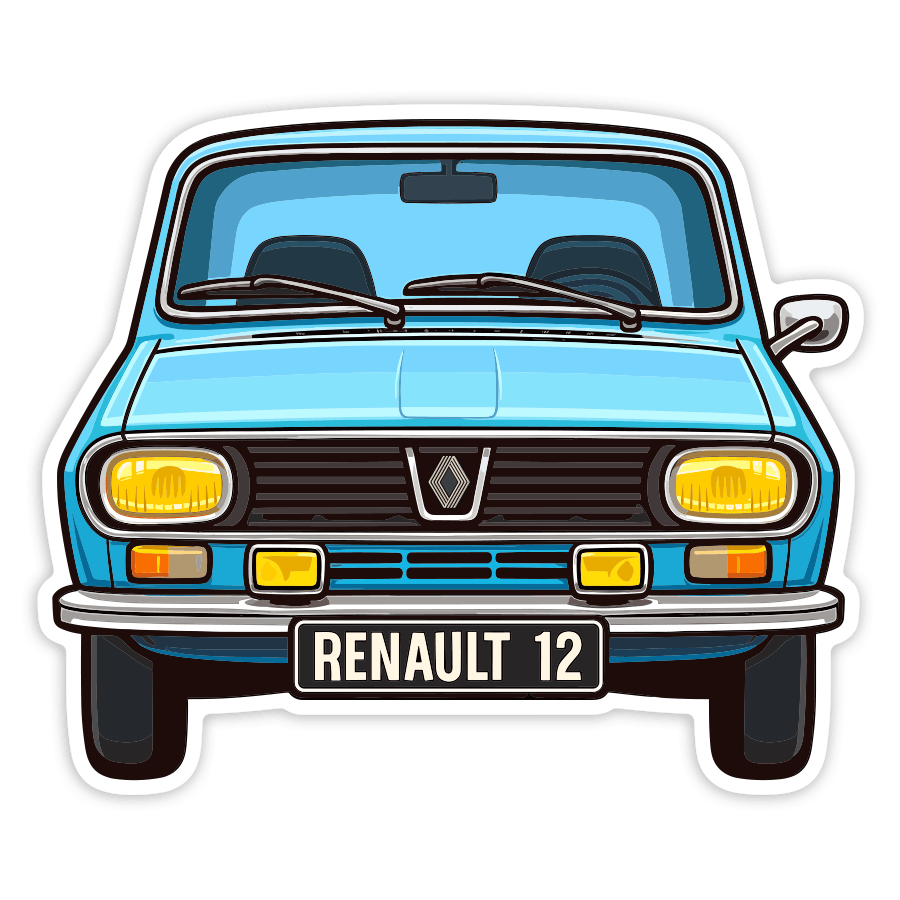 Pegatinas: Coche Renault 12