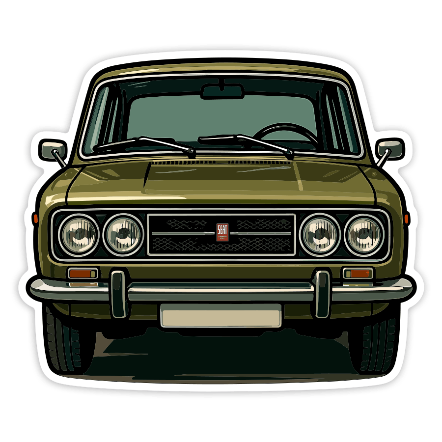 Pegatinas: Coche SEAT 124