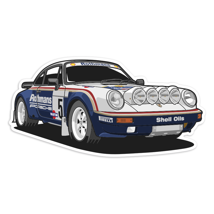 Pegatinas: Porsche 911 Rothmans