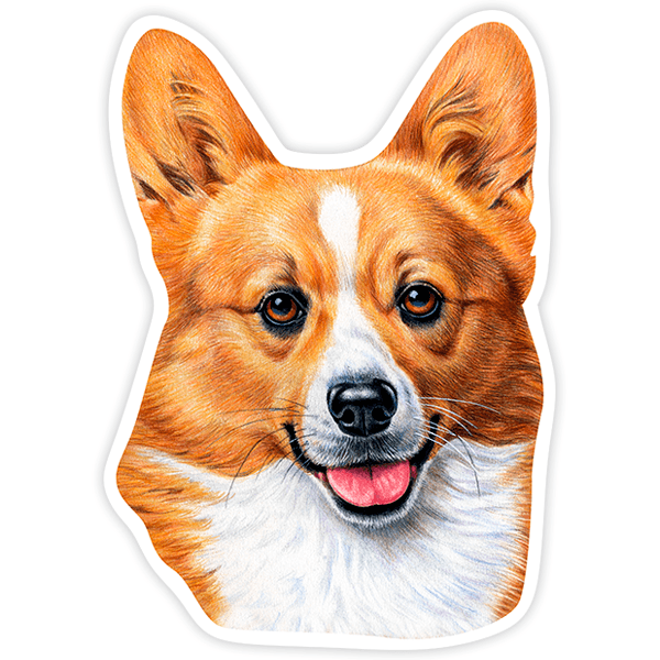 Pegatinas: Welsh Corgi