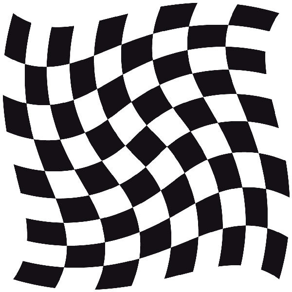 Pegatinas: Banderas Racing 22