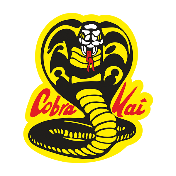 Pegatinas: Cobra Amarillo y Negro