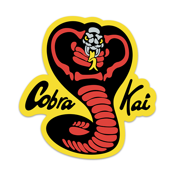 Pegatinas: Cobra Rojo y Negro