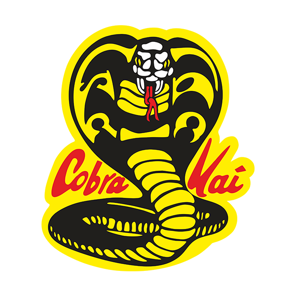Vinilos Decorativos: Cobra Kai Amarillo