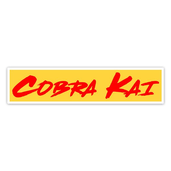 Pegatinas: Cobra Kai Rojo