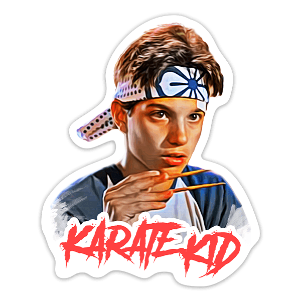 Pegatinas: Daniel LaRusso Karate Kid