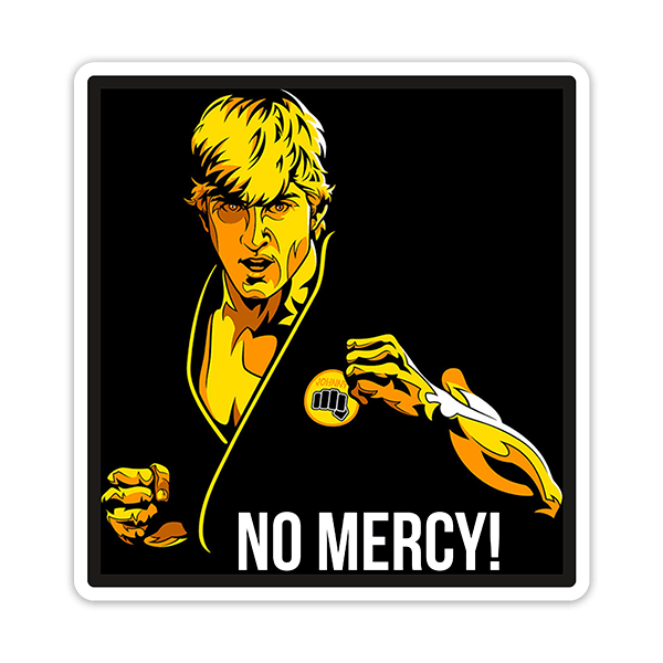 Pegatinas: Cobra Kai, Johnny Lawrence No Mercy!