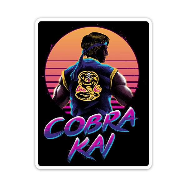 Pegatinas: Cobra Kai Johnny Lawrence II