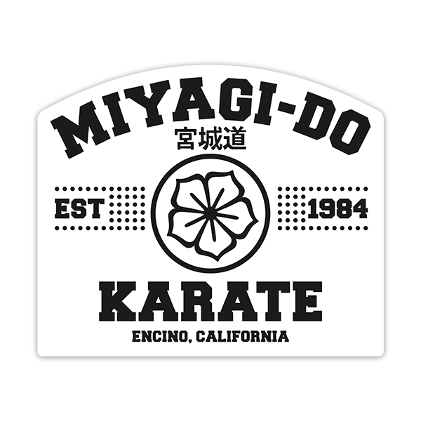 Pegatinas: Cobra Kai Miyagi-Do Karate est 1984