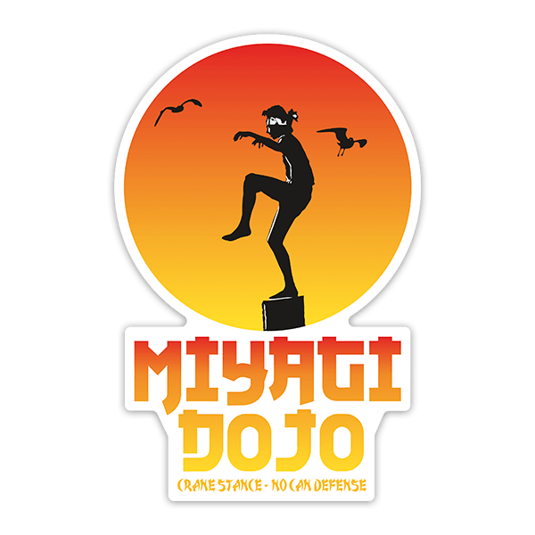 Pegatinas: Cobra Kai Miyagi Dojo