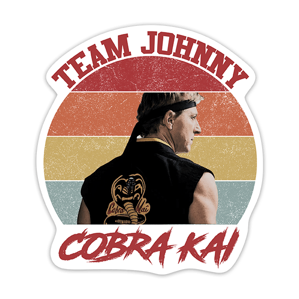 Pegatinas: Cobra Kai Team Johnny II