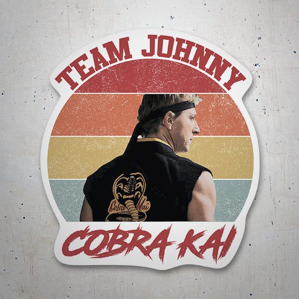 Pegatinas: Cobra Kai Team Johnny II