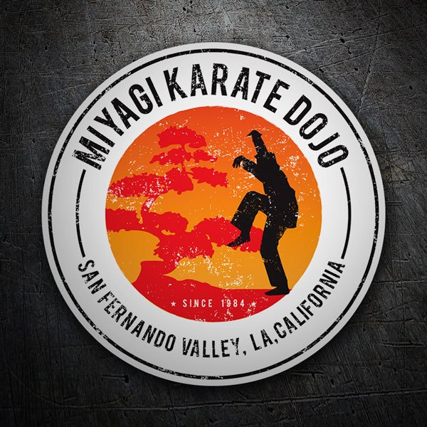 Pegatinas: Cobra Kai Miyagi Karate Dojo