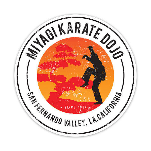 Pegatinas: Cobra Kai Miyagi Karate Dojo