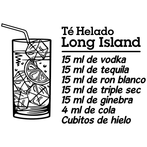 Vinilos Decorativos: Cocktail Long Island - español
