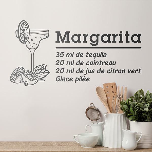 Vinilos Decorativos: Cocktail Margarita - francés