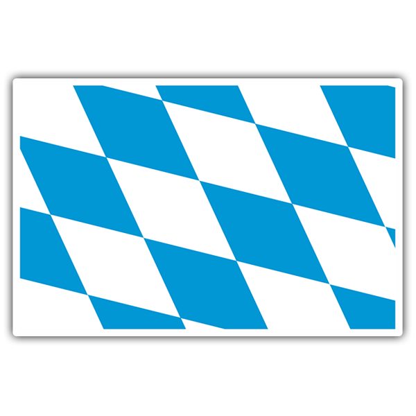 Pegatinas: Bandera Baviera