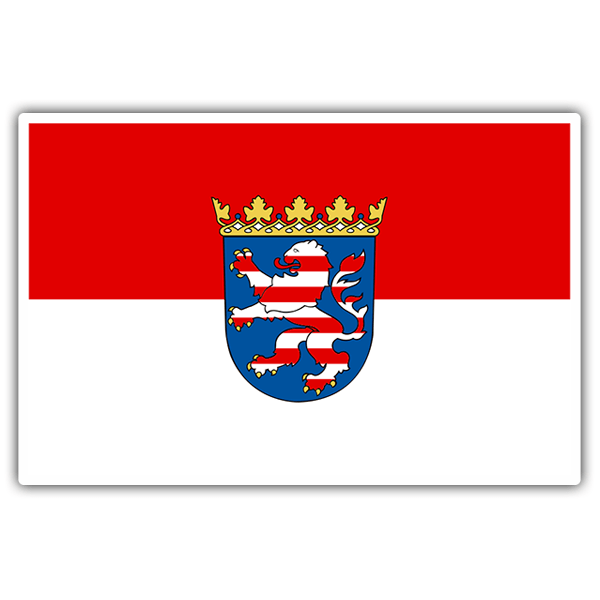 Pegatinas: Bandera Hesse