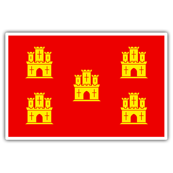 Pegatinas: Bandera Poitou