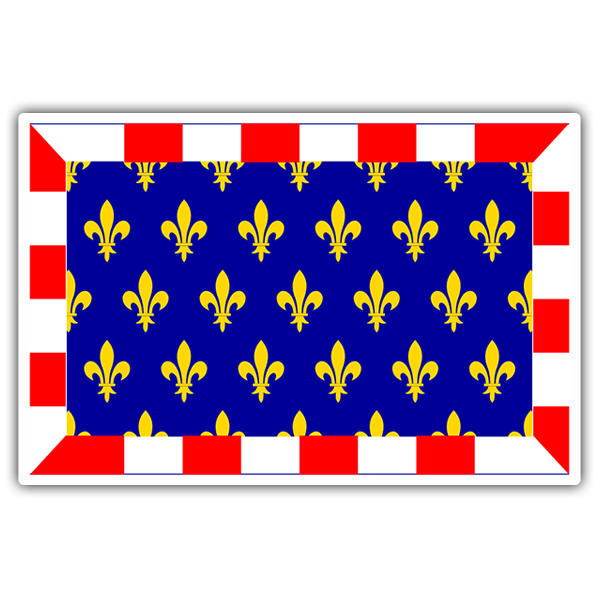 Pegatinas: Bandera Turena