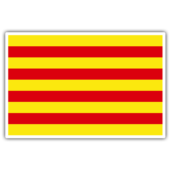 Pegatinas: Bandera Rosellón