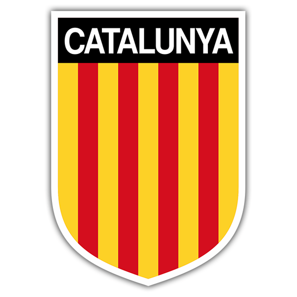 Pegatinas: Escudo Cataluña